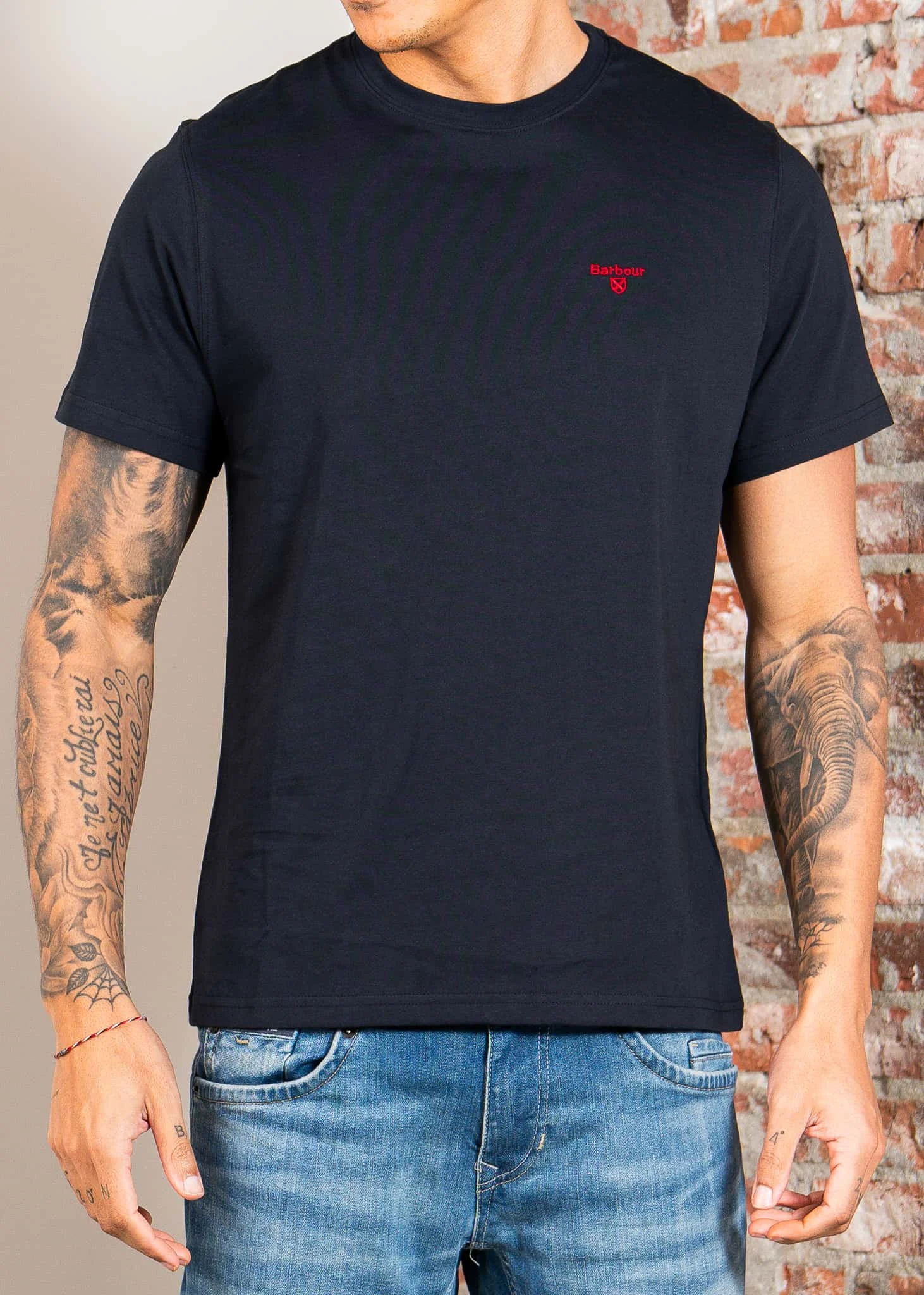 Barbour essential sports t-shirt - navy