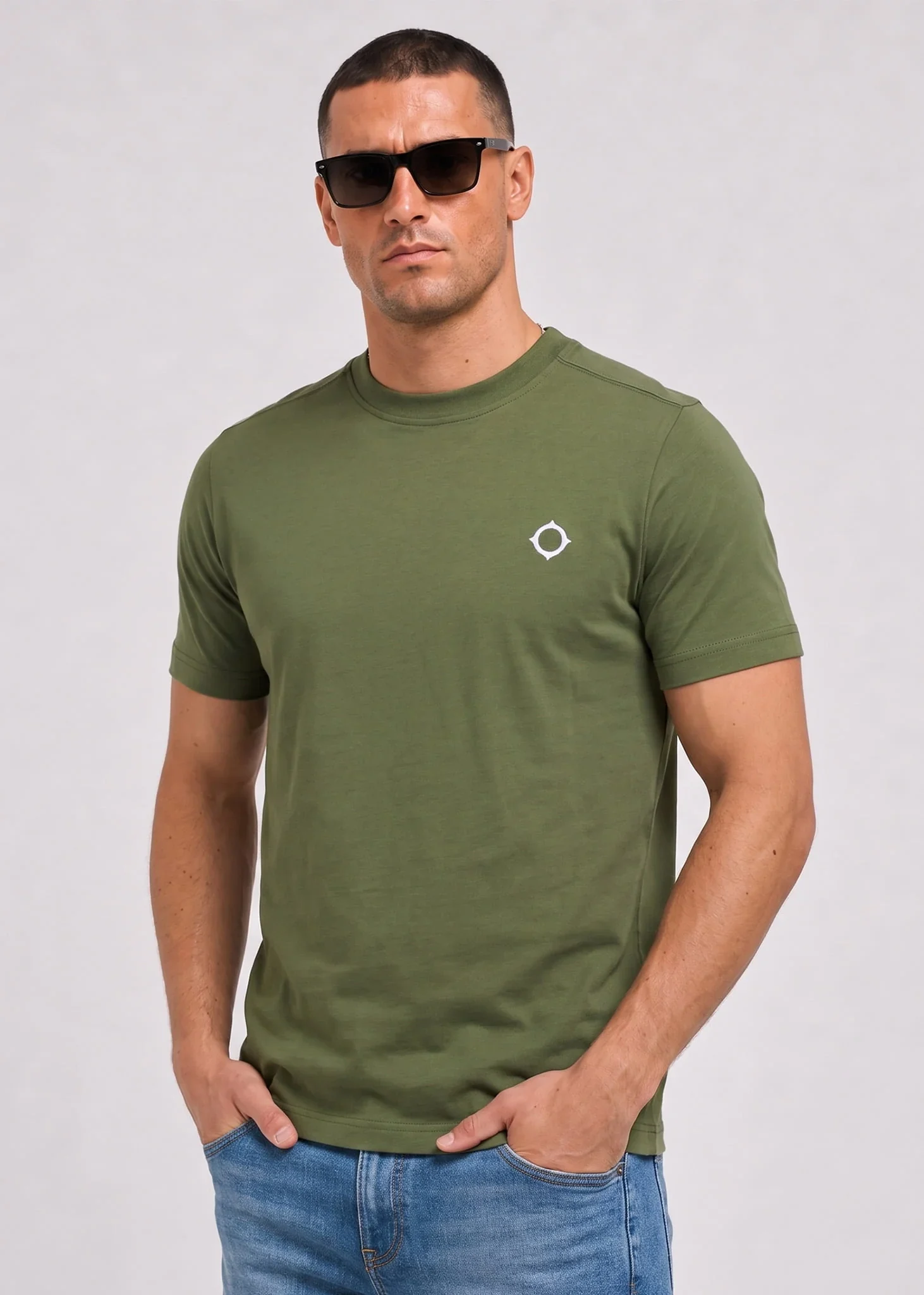 Ma.strum icon tee - bronze green