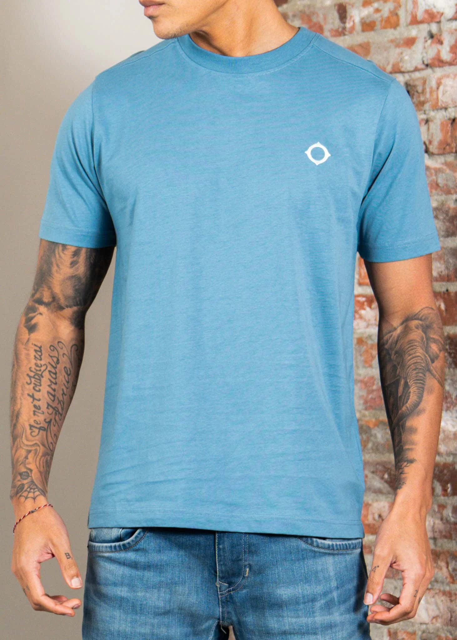 Mastrum icon tee - aegean blue