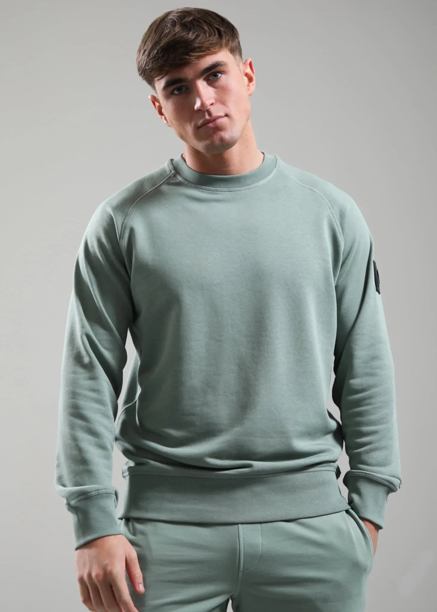 Siren crew neck - sage