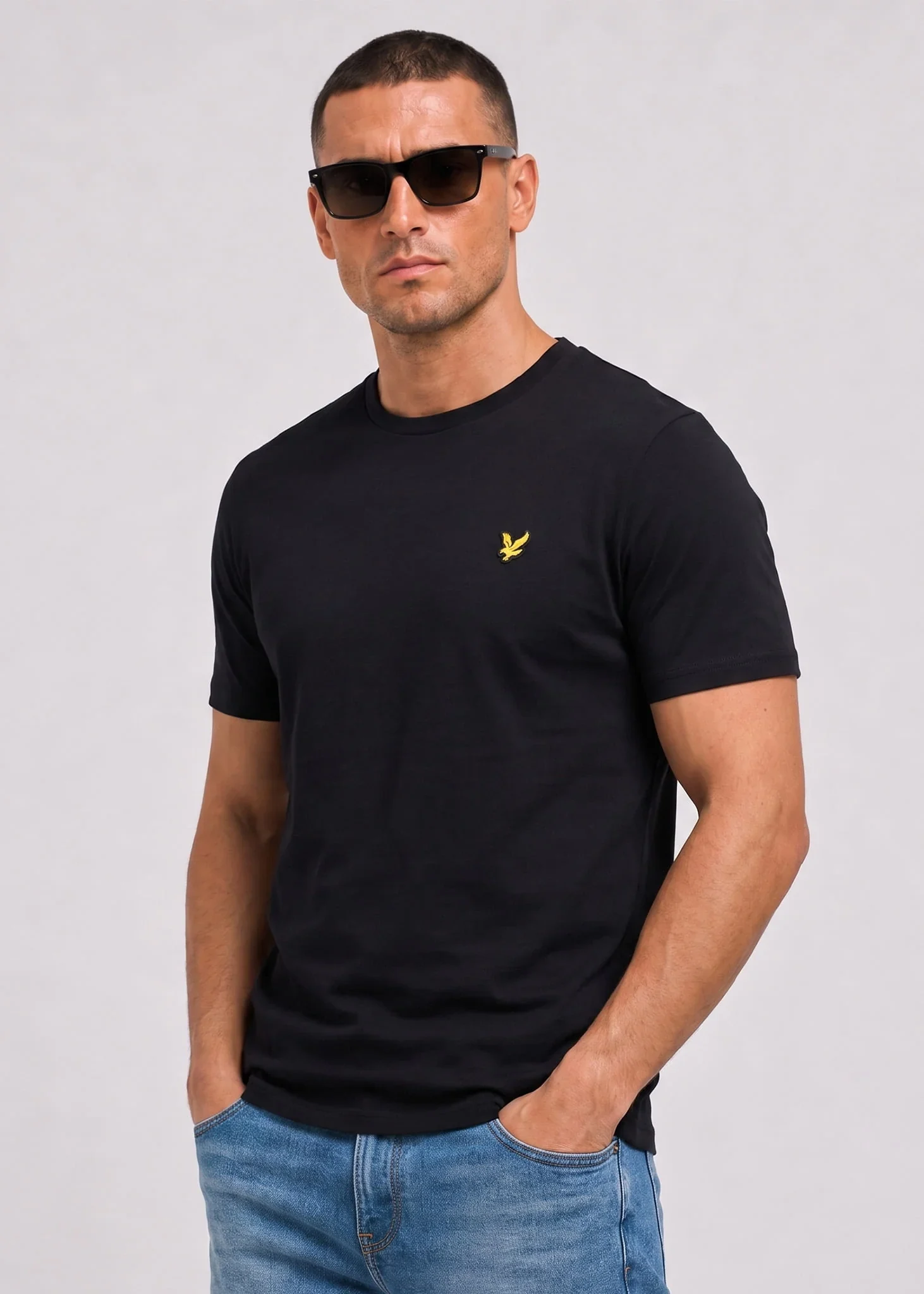 Plain t-shirt - jet black