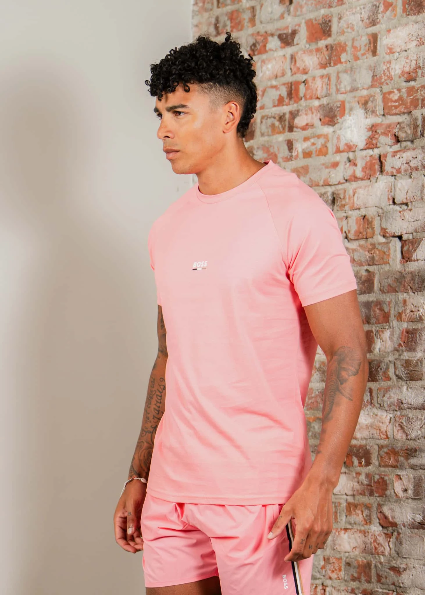 T-shirts rn slim fit - light pastel pink