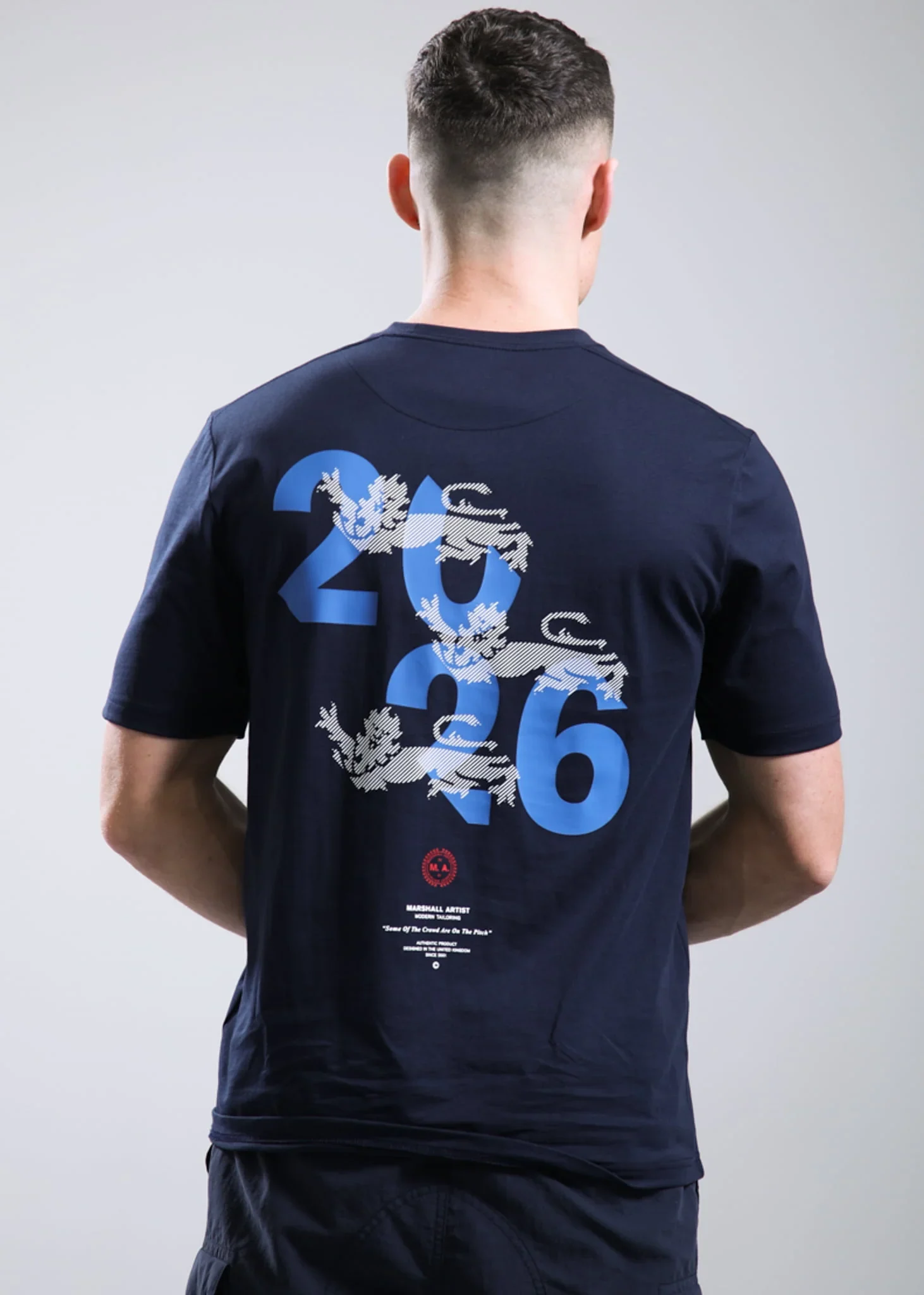 World in motion - navy