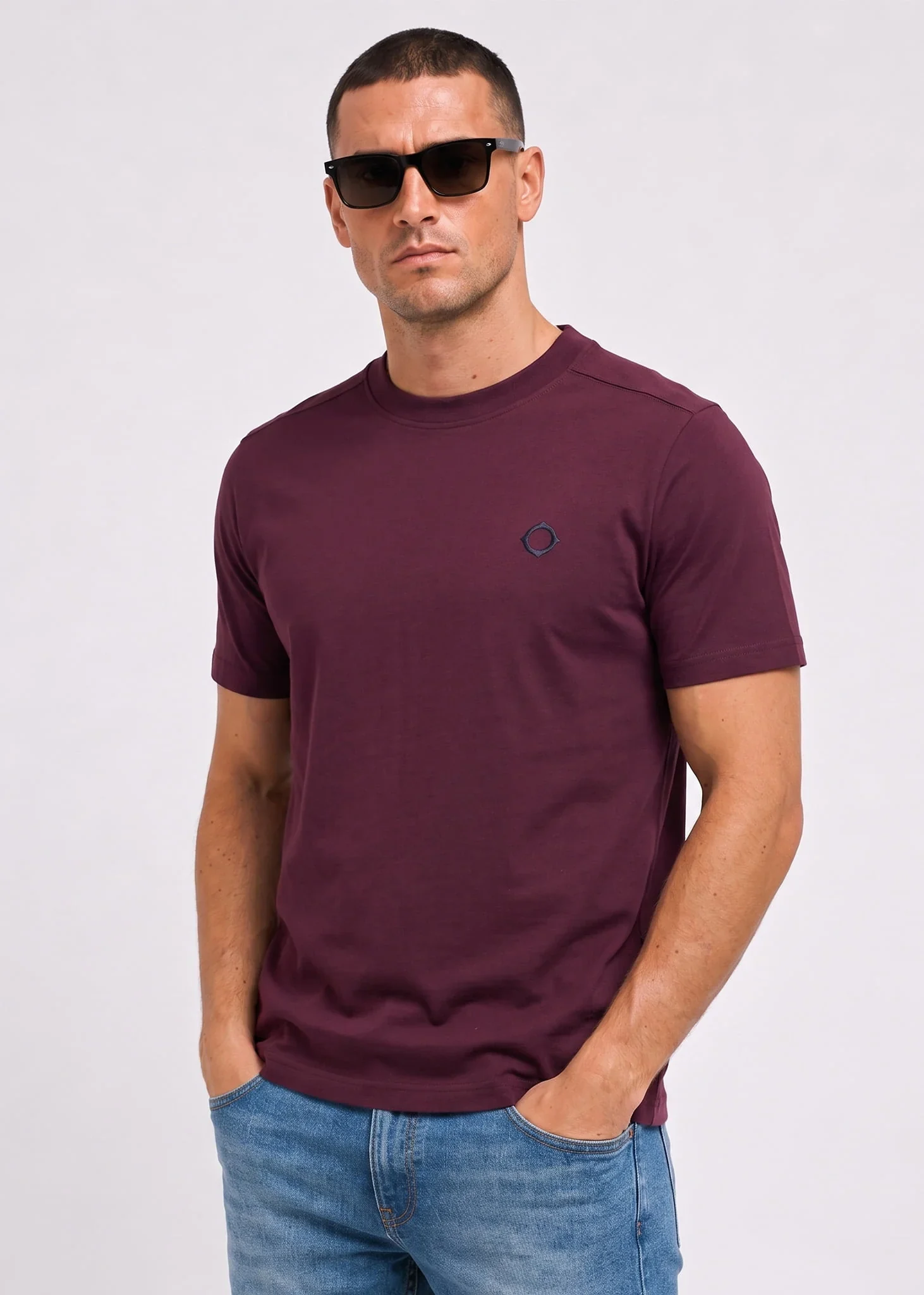 Ma.strum icon tee - wine