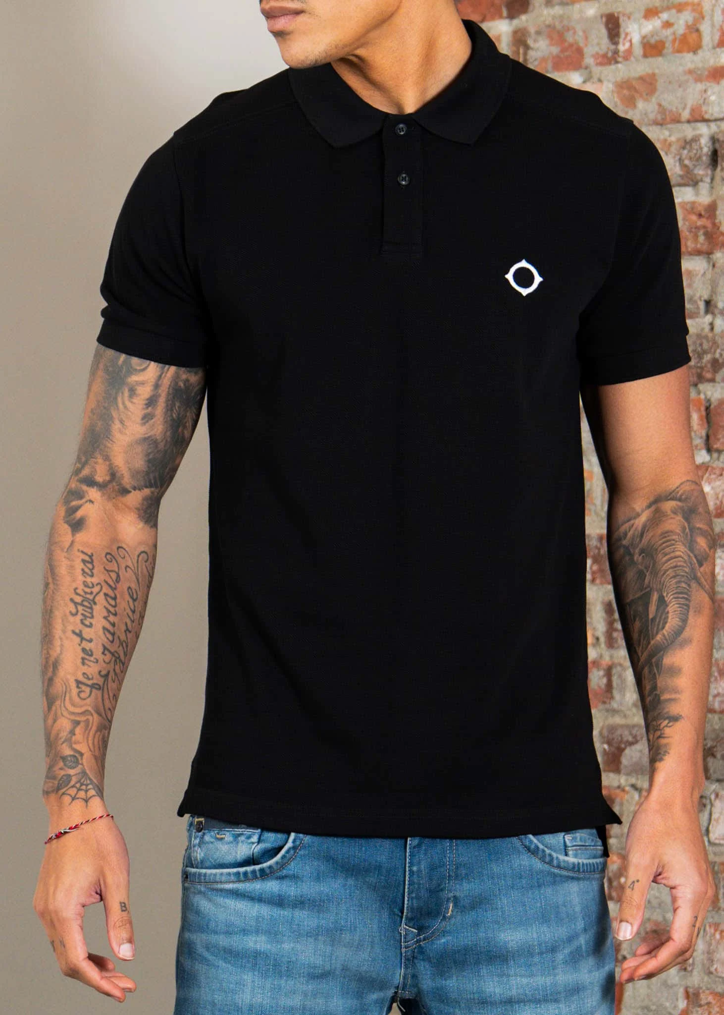 Mastrum pique polo - jet black