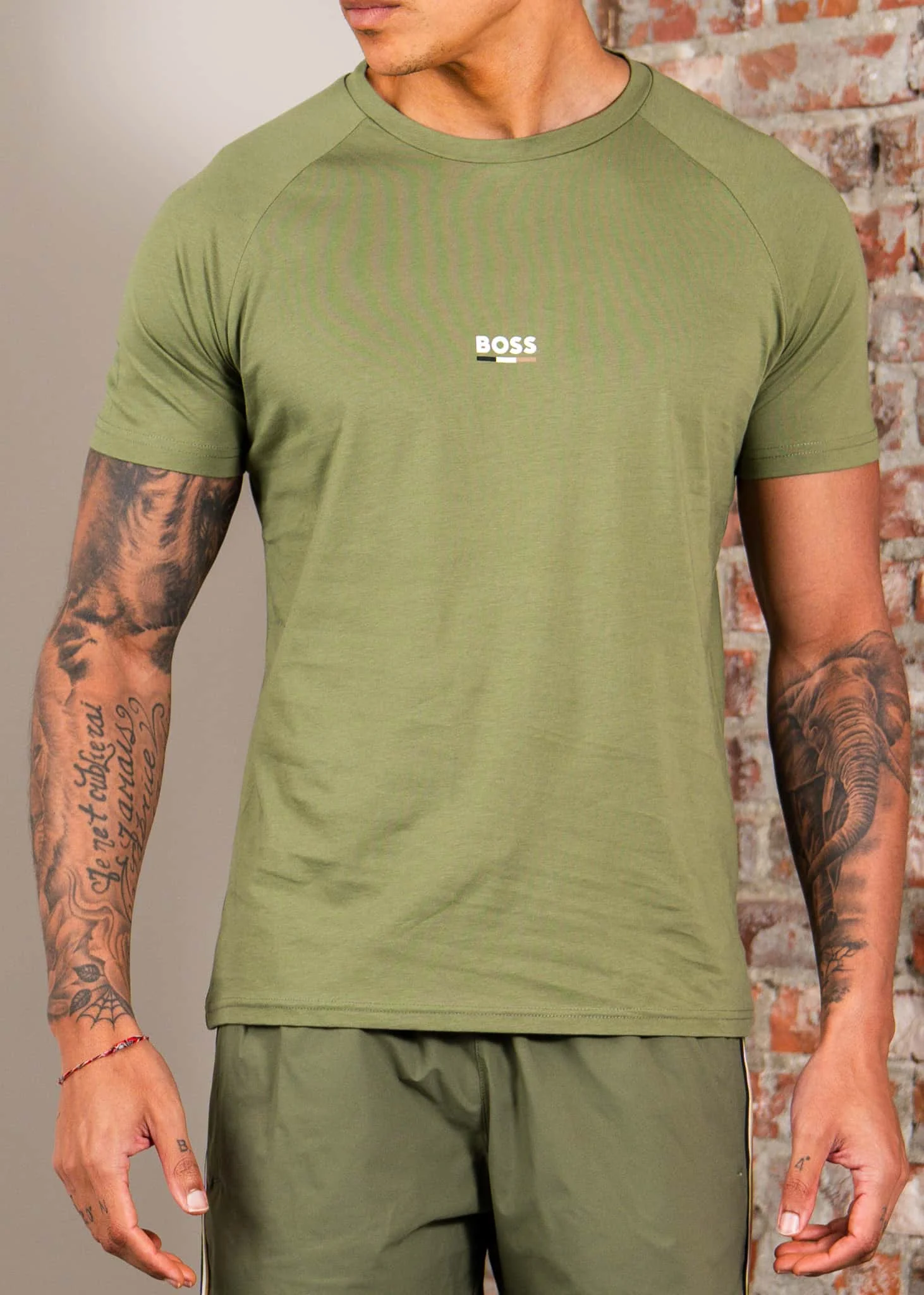 T-shirts rn slim fit - open green