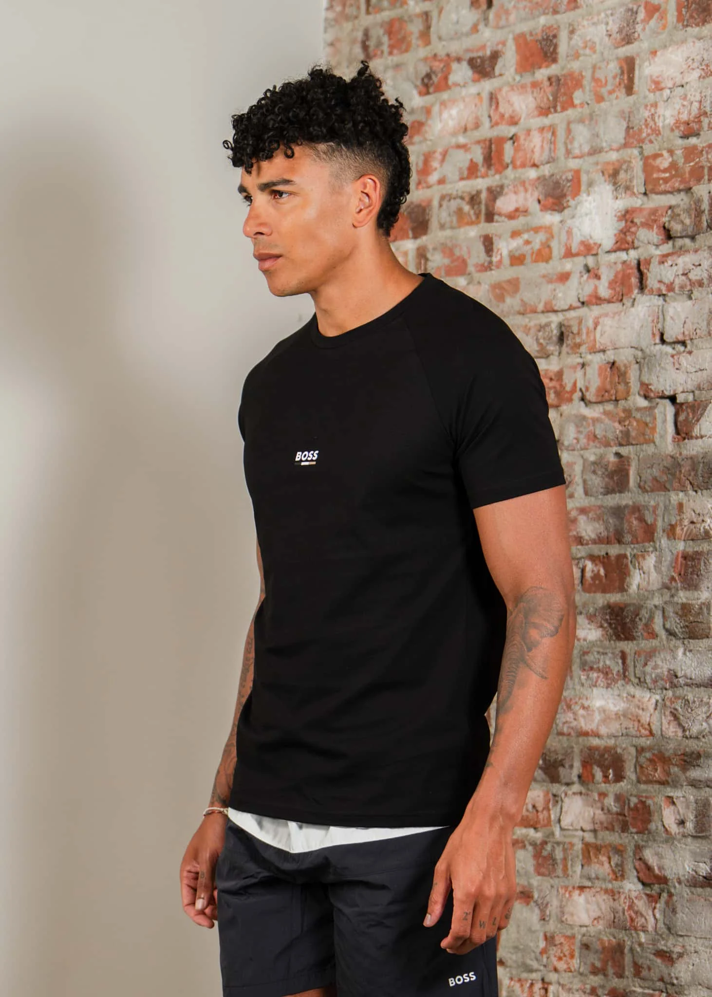 T-shirts rn slim fit - black