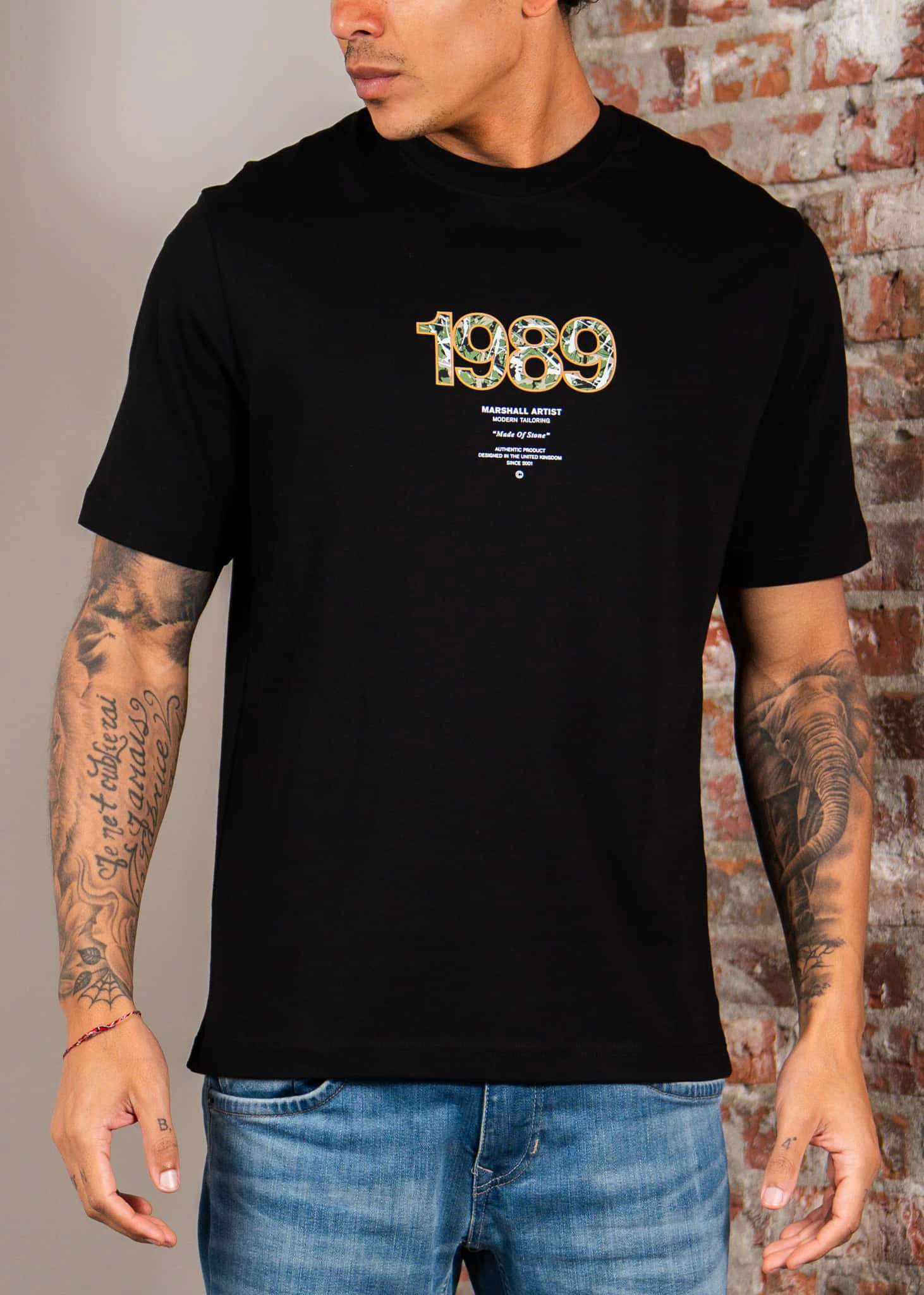 Made of stone t-shirt - black