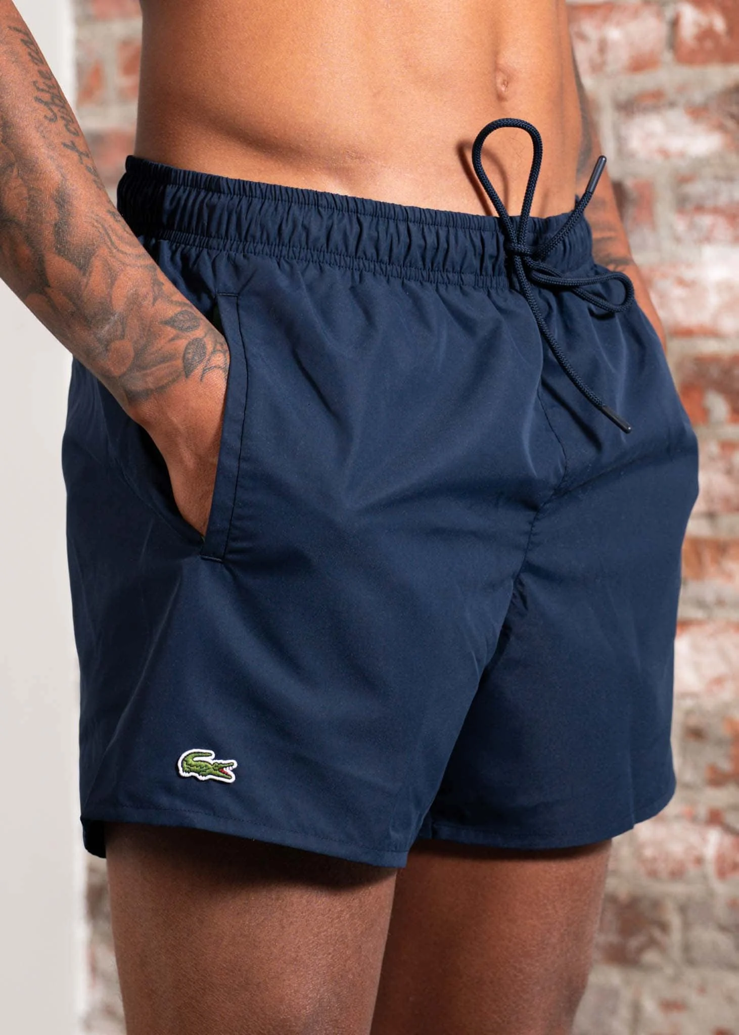 Men swimsuit - navy blue green